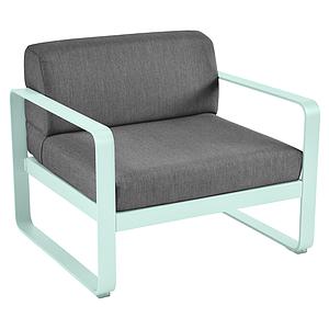 Fauteuil de jardin BELLEVIE Fermob menthe glaciale-gris graphite