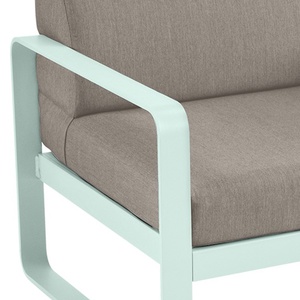 Fauteuil de jardin BELLEVIE Fermob menthe glaciale-taupe grisé