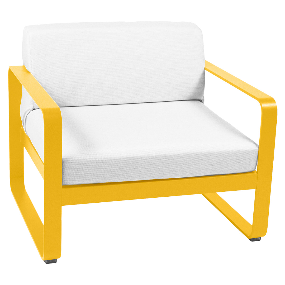 Fauteuil de jardin BELLEVIE Fermob miel NEW-blanc grisé 