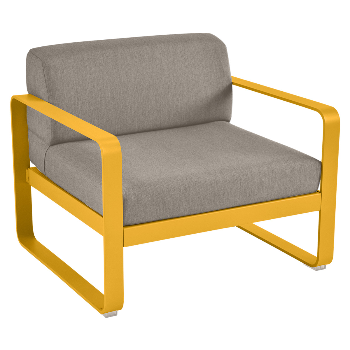 Fauteuil de jardin BELLEVIE Fermob miel NEW-taupe grisé