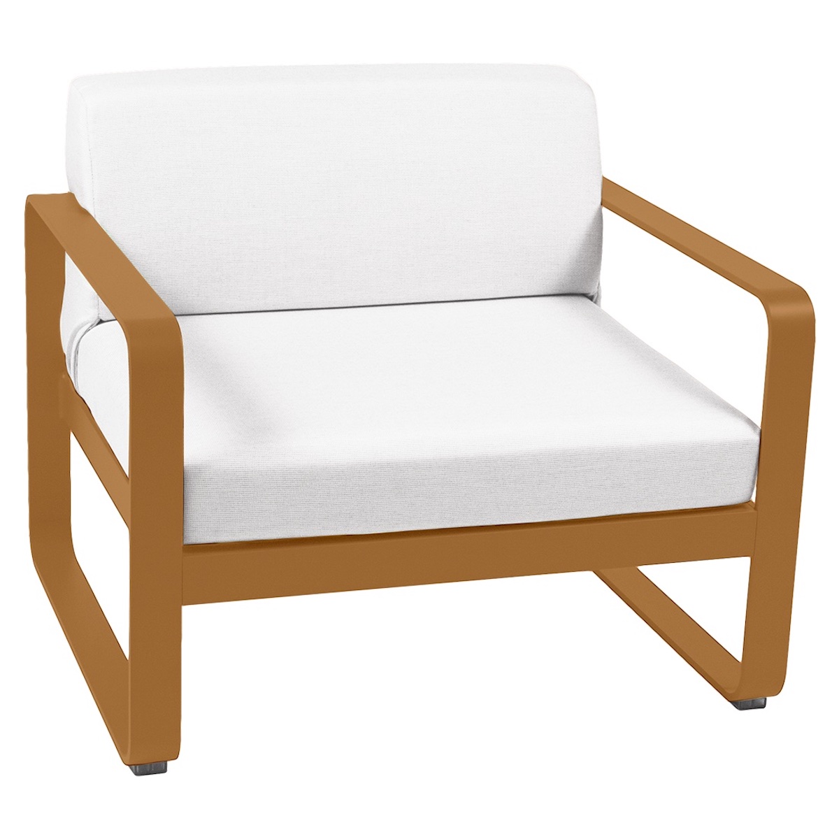 Fauteuil de jardin BELLEVIE Fermob pain d'épices-blanc grisé