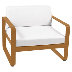 Fauteuil de jardin BELLEVIE Fermob pain d'épices-blanc grisé