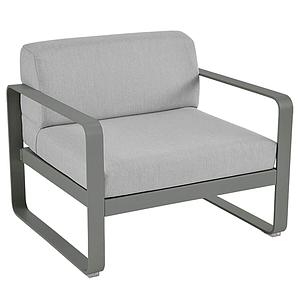 Fauteuil de jardin BELLEVIE Fermob romarin-gris flanelle