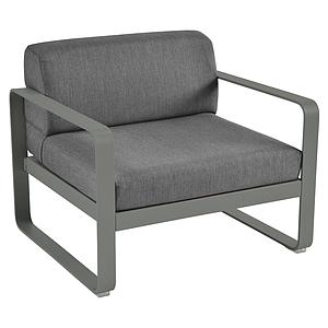 Fauteuil de jardin BELLEVIE Fermob romarin-gris graphite