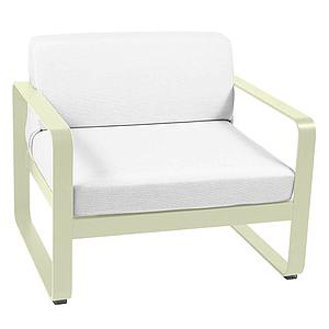 Fauteuil de jardin BELLEVIE Fermob tilleul-blanc grisé