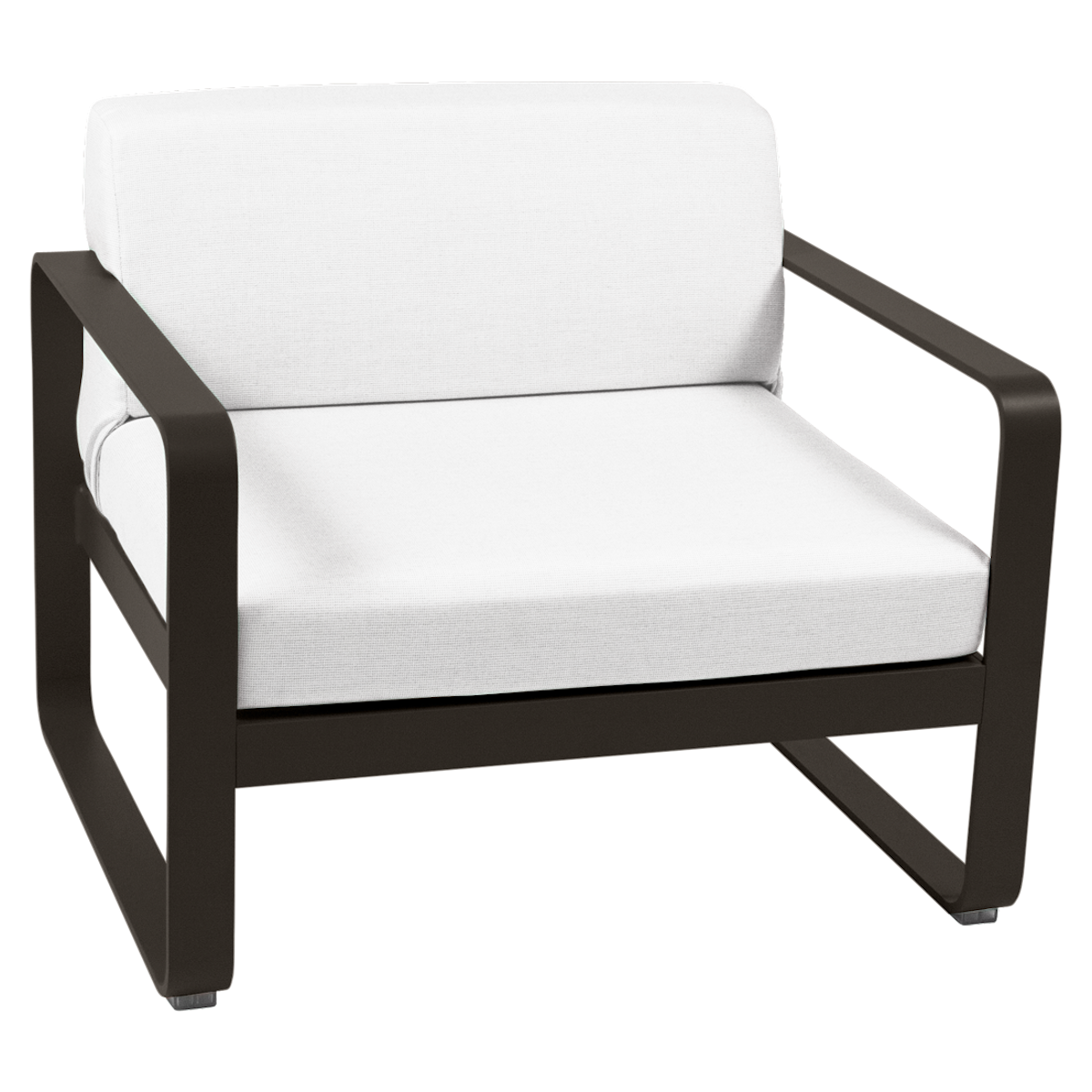 Fauteuil de jardin BELLEVIE Fermob tonka-blanc grisé