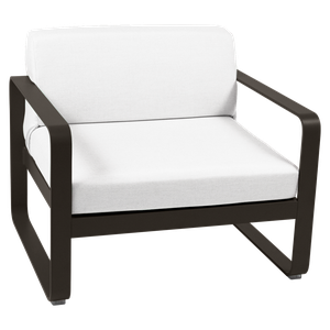 Fauteuil de jardin BELLEVIE Fermob tonka-blanc grisé