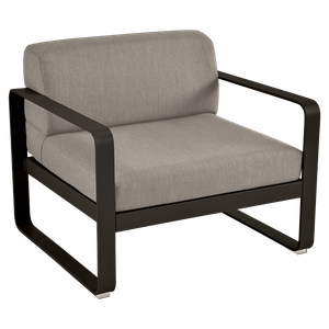 Fauteuil de jardin BELLEVIE Fermob tonka-taupe grisé
