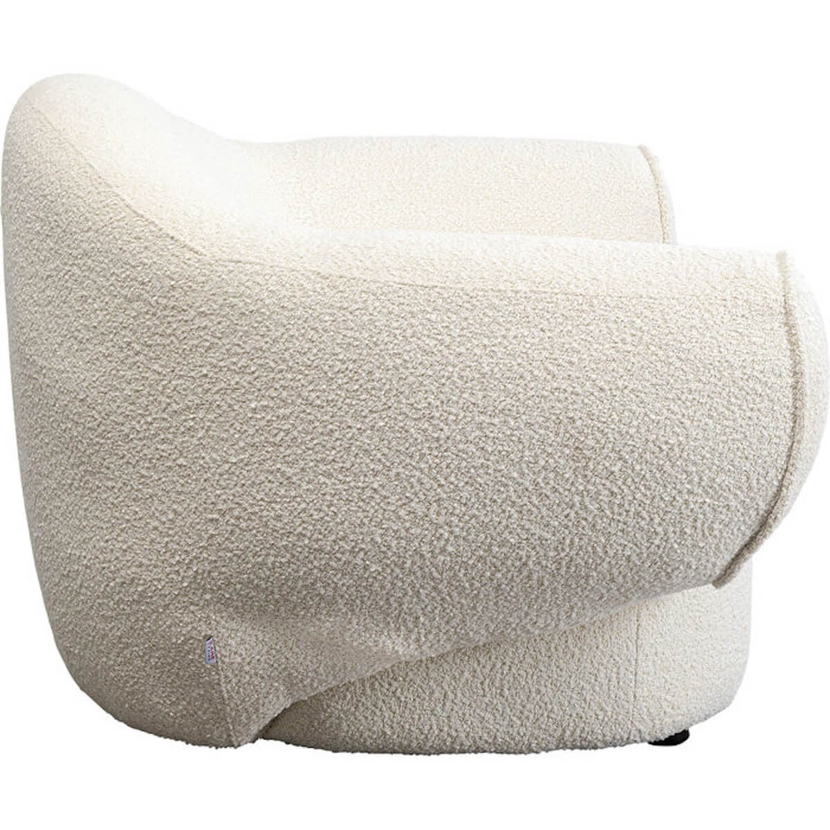 Fauteuil DREAMY Kare Design bouclé crème