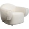 Fauteuil DREAMY Kare Design bouclé crème
