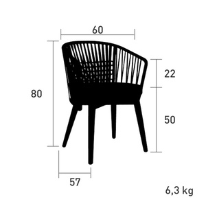 Fauteuil GORDES Vlaemynck kaki/charbon