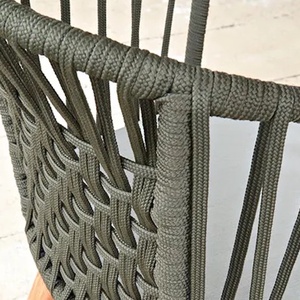 Fauteuil GORDES Vlaemynck kaki/charbon