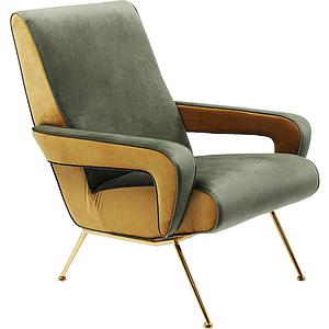 Fauteuil haut LUNA Kare Design vert