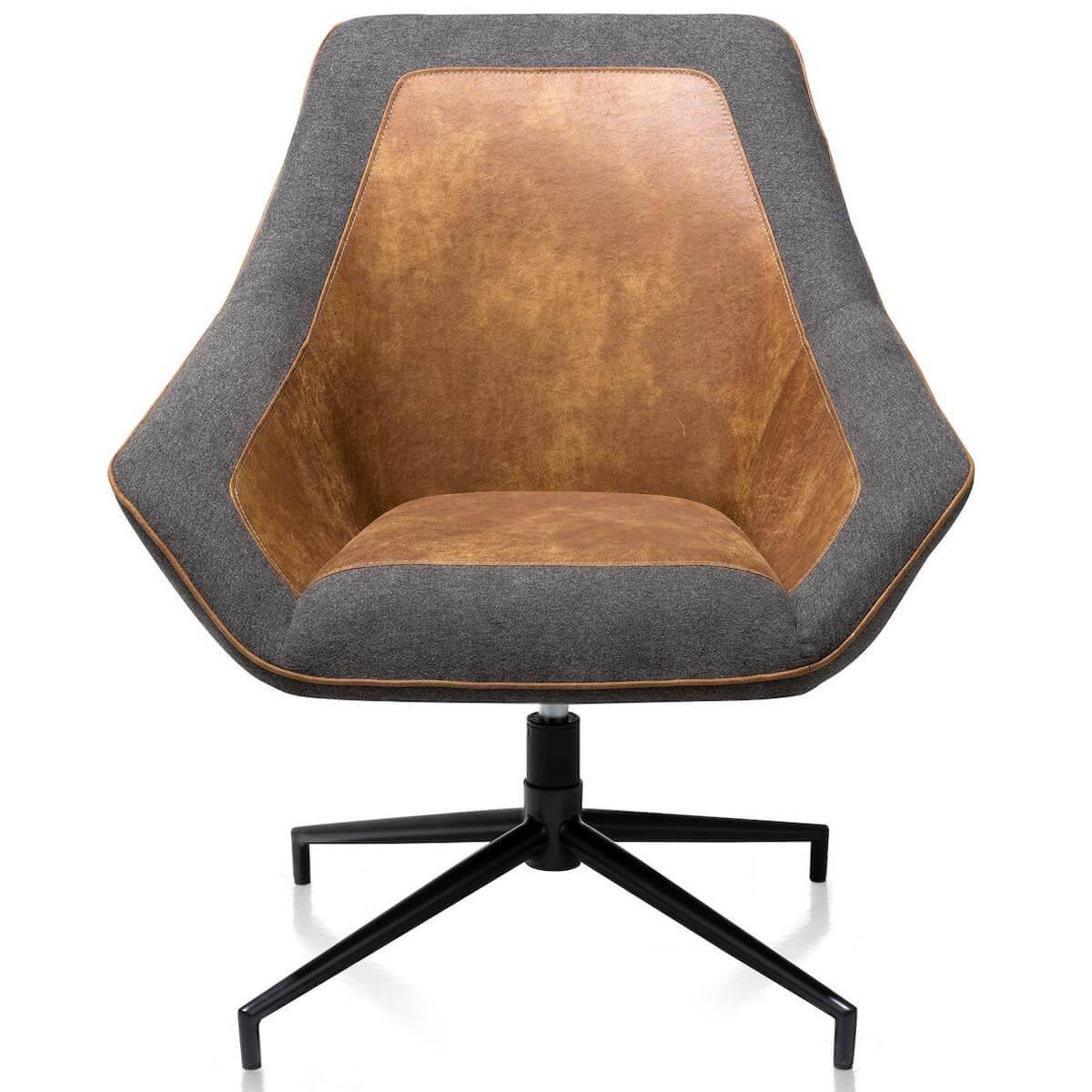 Fauteuil JIM Xooon Cognac