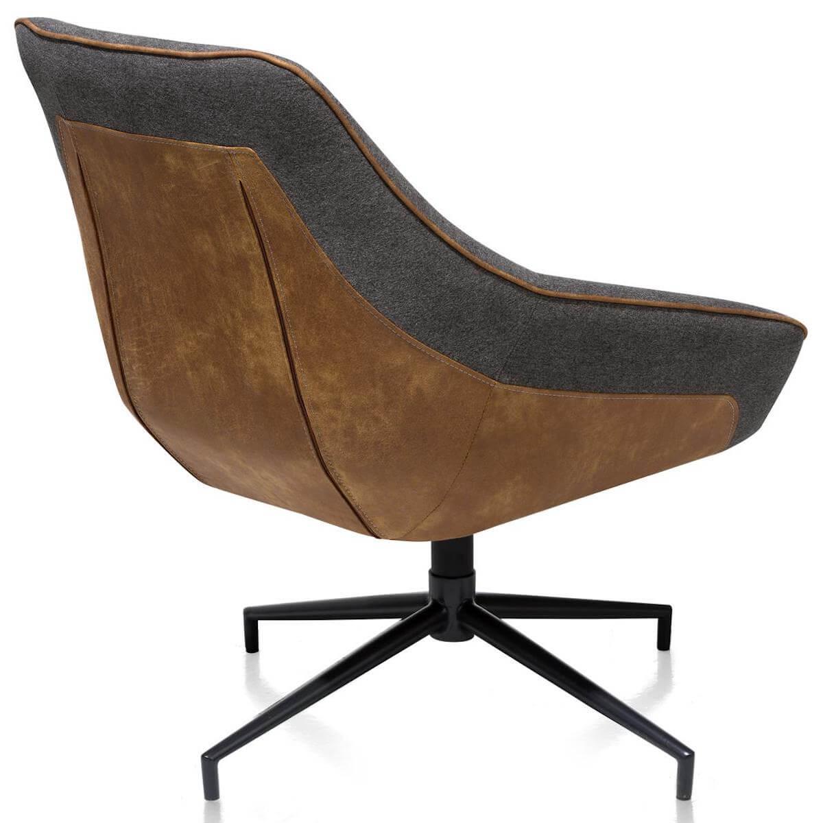 Fauteuil JIM Xooon Cognac