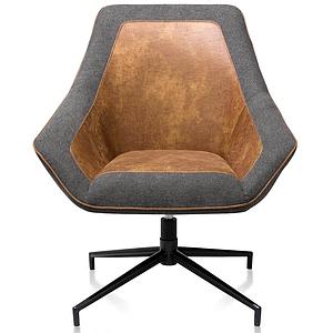 Fauteuil JIM Xooon Cognac