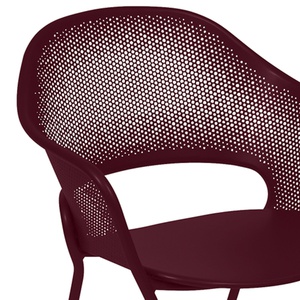 Fauteuil KATE Fermob cerise noir
