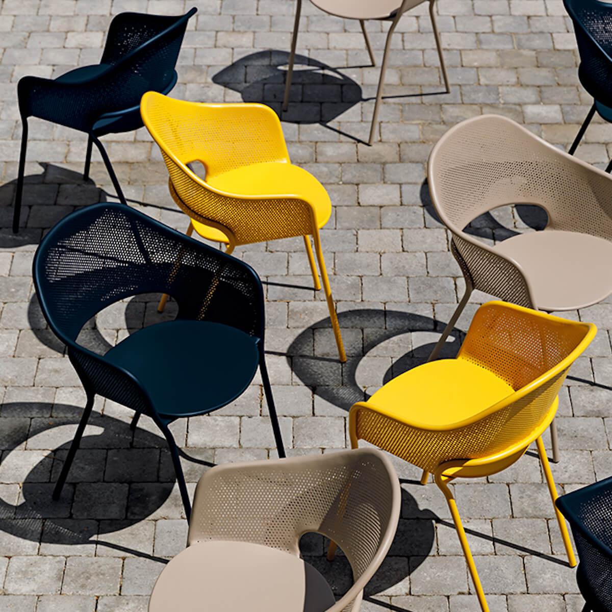 Fauteuil KATE Fermob gris argile