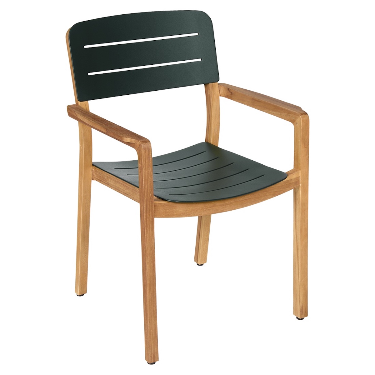 Fauteuil LODGE Vlaemynck alu-teck sequoia
