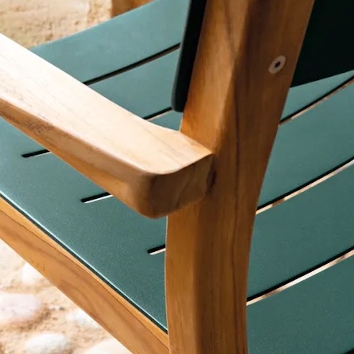 Fauteuil LODGE Vlaemynck alu-teck sequoia