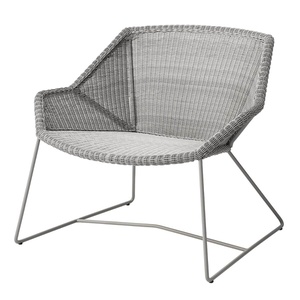 Fauteuil lounge BREEZE Cane-line taupe sans coussin