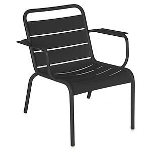 Fauteuil Lounge LUXEMBOURG Fermob Carbone