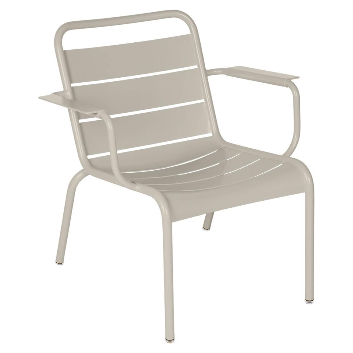Fauteuil Lounge LUXEMBOURG Fermob gris argile