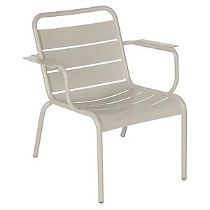 Fauteuil Lounge LUXEMBOURG Fermob gris argile