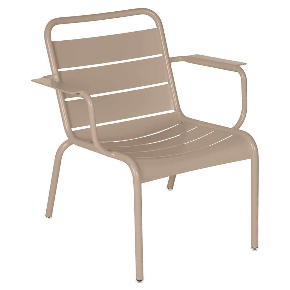 Fauteuil Lounge LUXEMBOURG Fermob Muscade