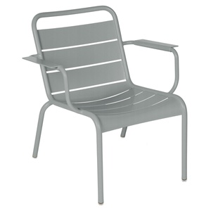 Fauteuil lounge LUXEMBOURG gris lapilli