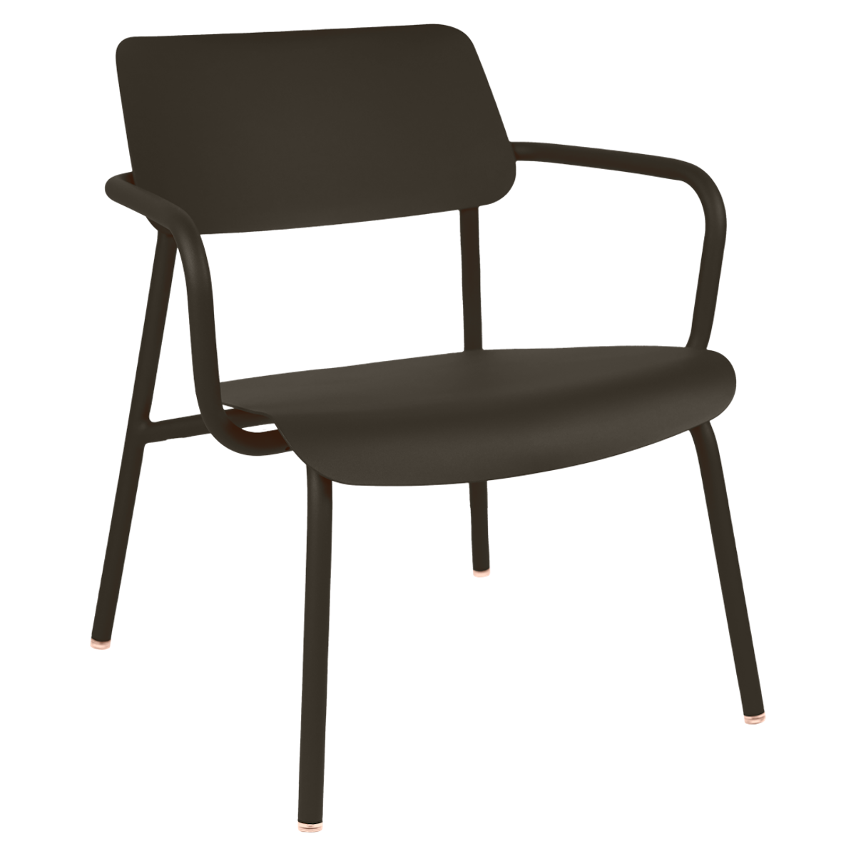 Fauteuil lounge STUDIE Fermob brun tonka