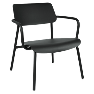 Fauteuil lounge STUDIE Fermob carbone