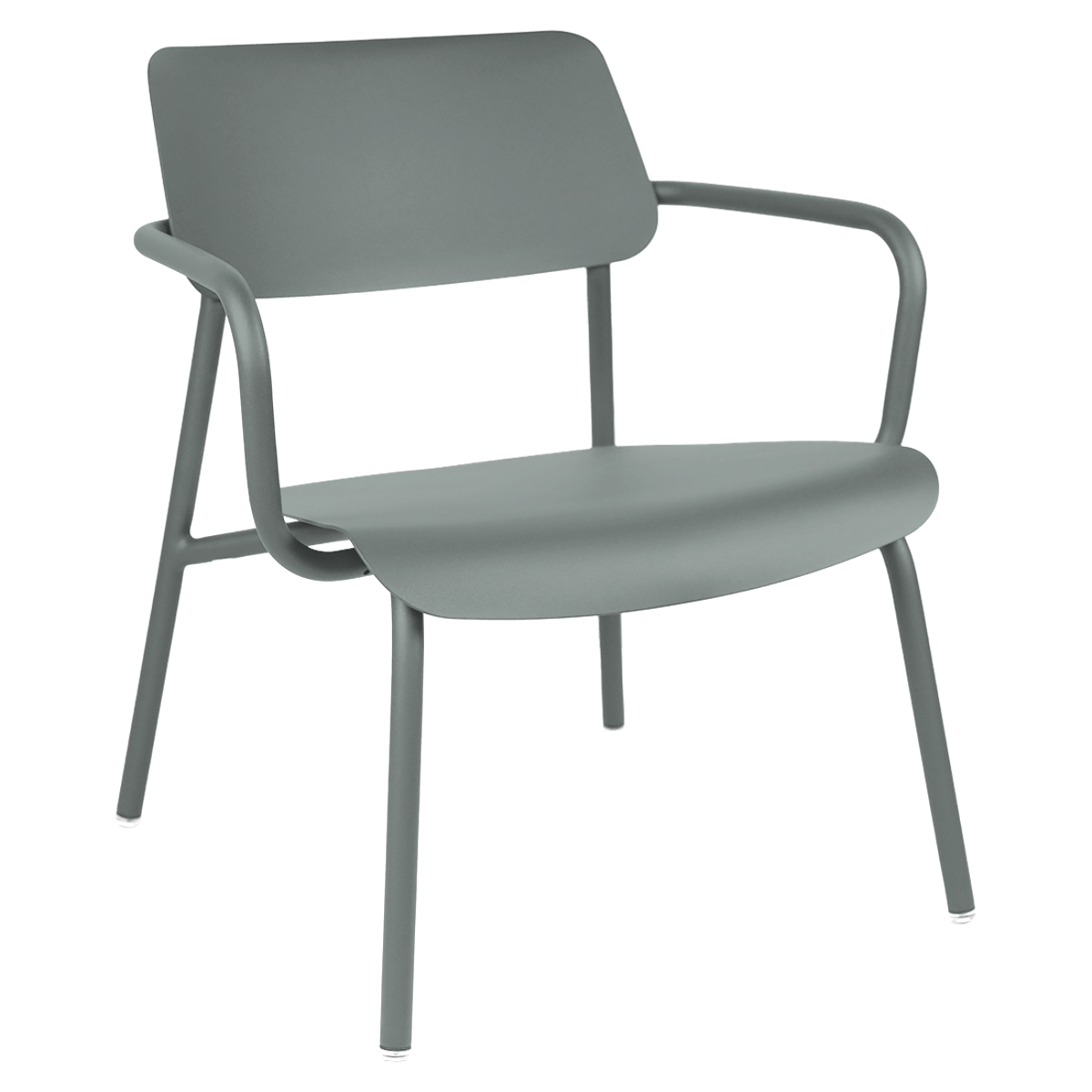 Fauteuil lounge STUDIE Fermob gris lapilli