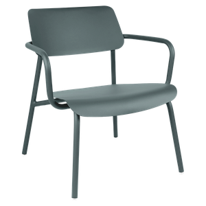 Fauteuil lounge STUDIE Fermob gris orage