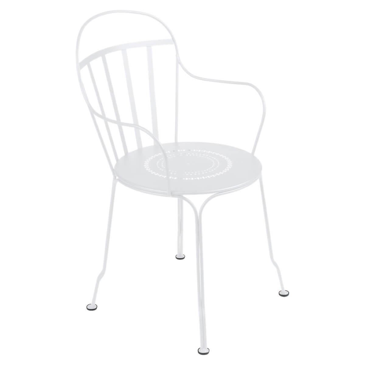 Fauteuil LOUVRE Fermob blanc coton