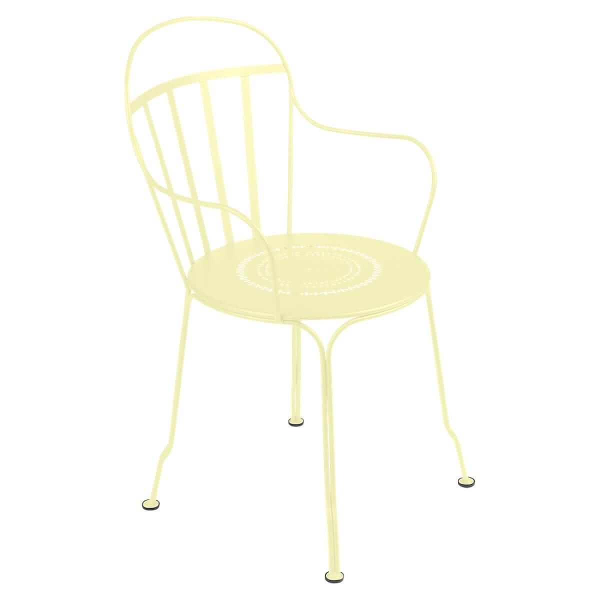 Fauteuil LOUVRE Fermob citron givré