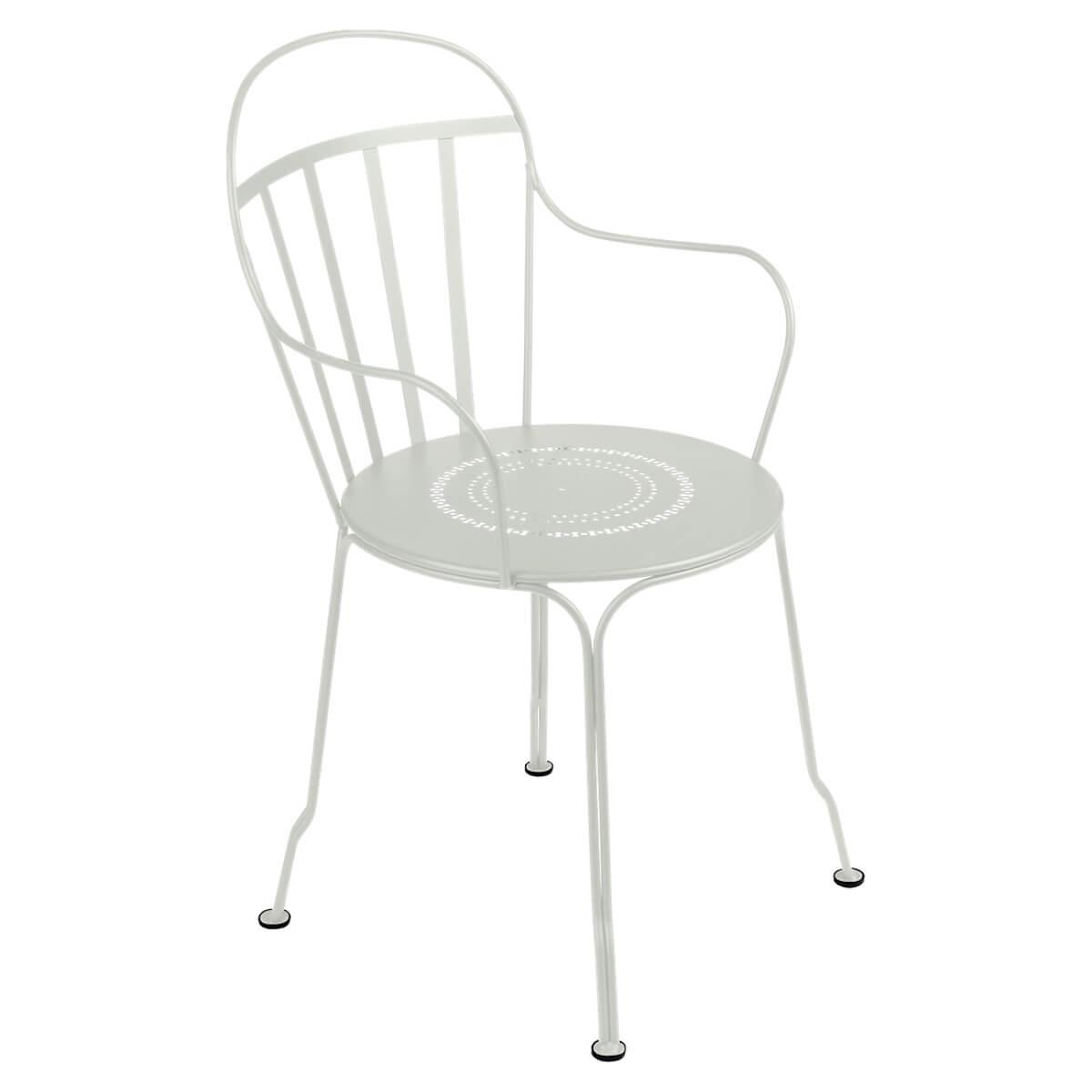 Fauteuil LOUVRE Fermob gris argile