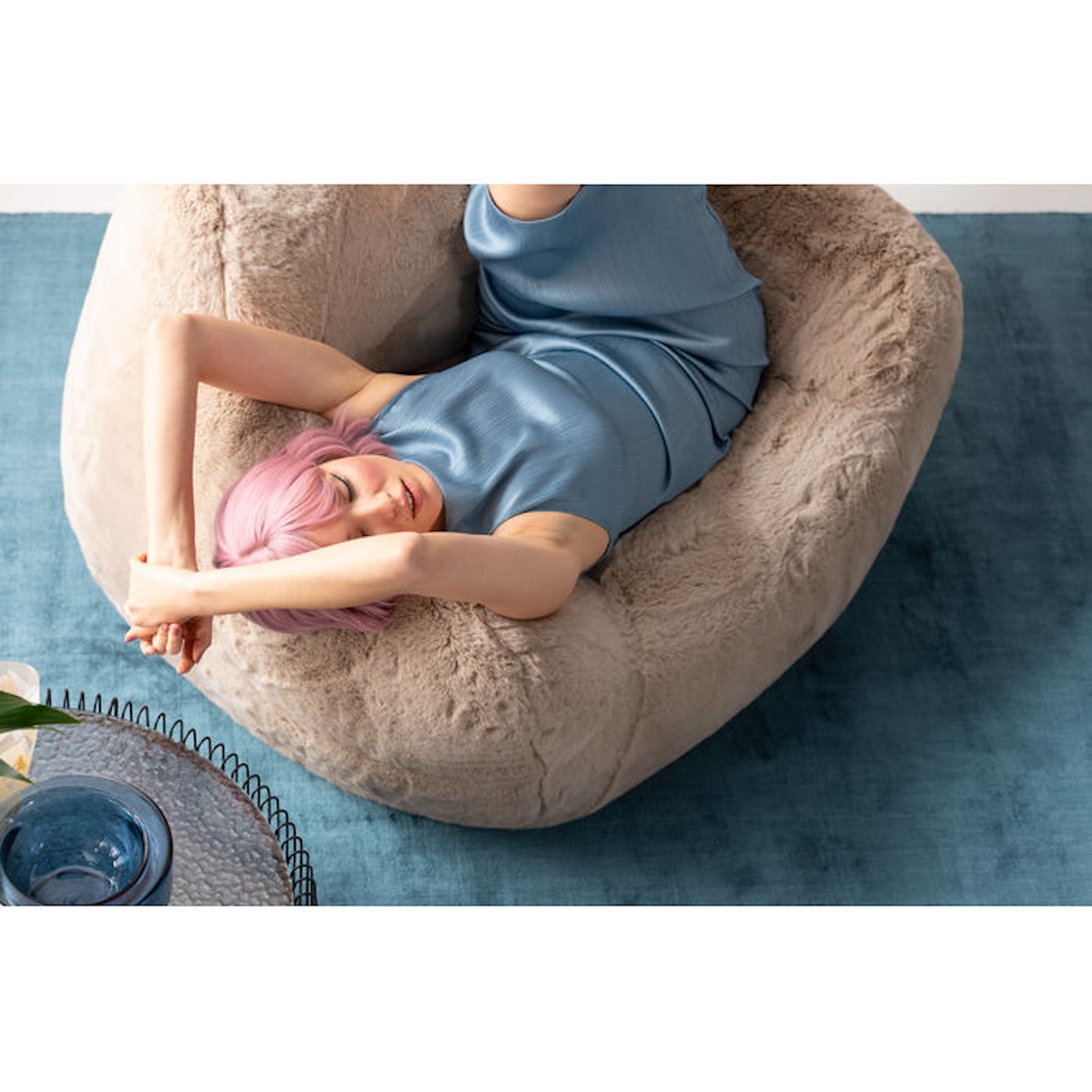 Fauteuil MIKA Kare Design crème