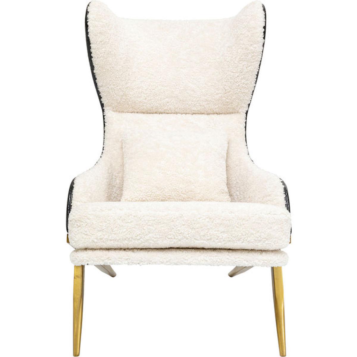Fauteuil MILLION DOLLAR CLUB Kare Design tissu 1
