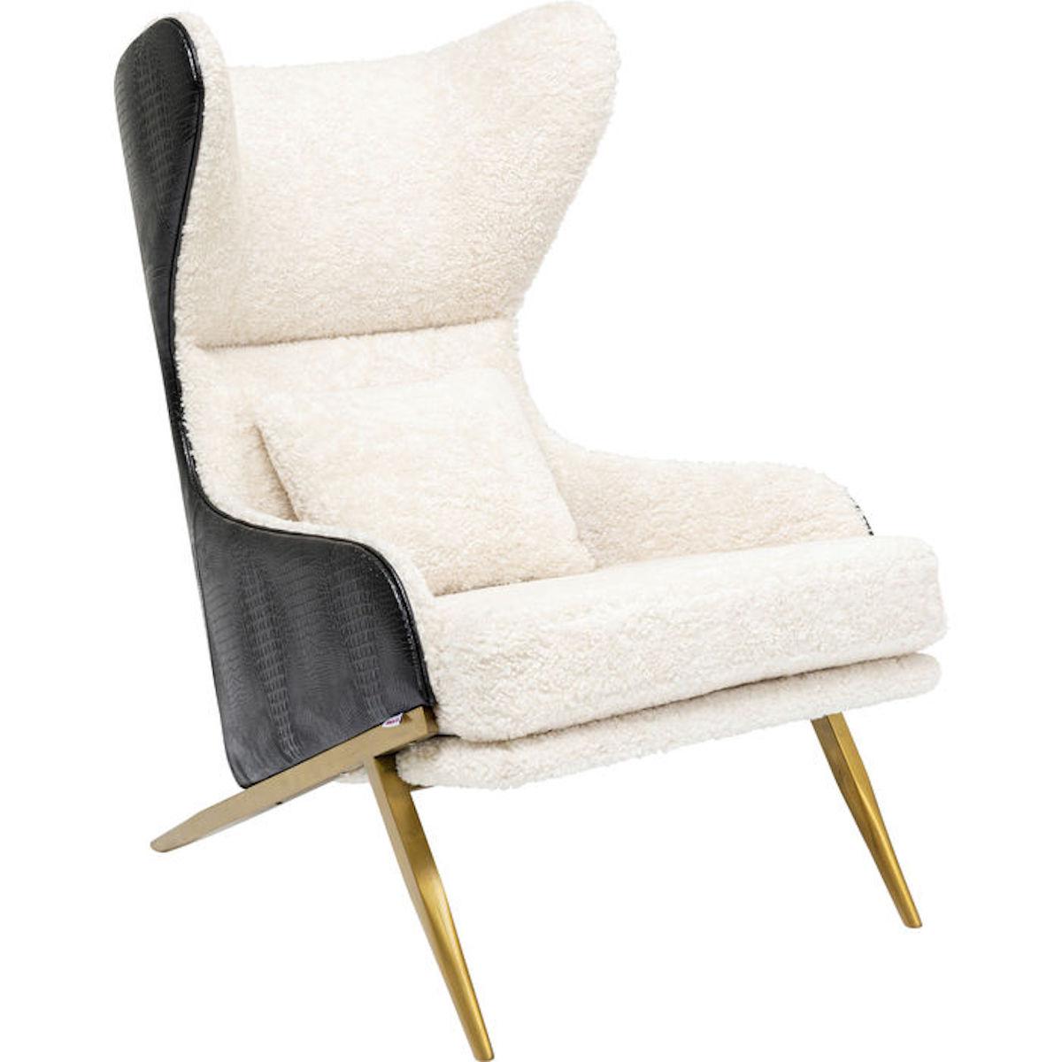 Fauteuil MILLION DOLLAR CLUB Kare Design tissu 1