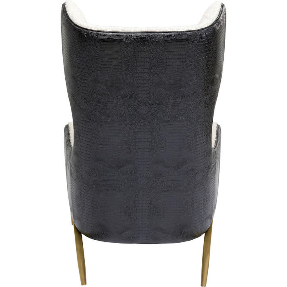 Fauteuil MILLION DOLLAR CLUB Kare Design tissu 1
