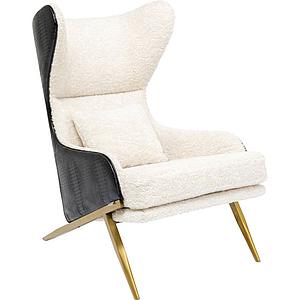 Fauteuil MILLION DOLLAR CLUB Kare Design tissu 1
