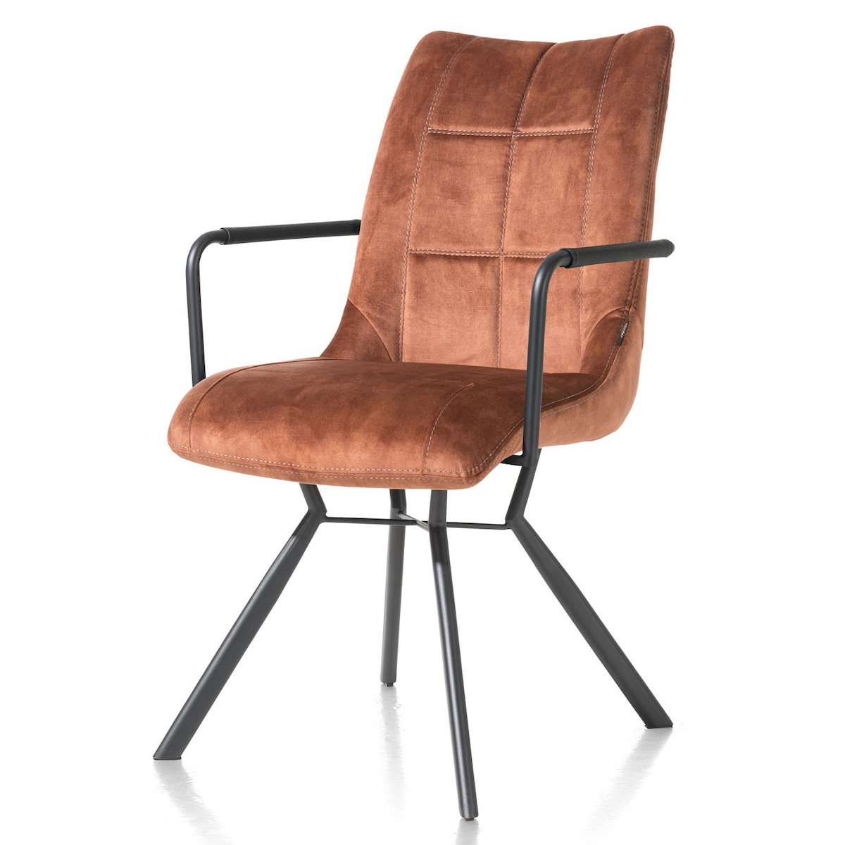 Fauteuil MISCHA Henders & Hazel pieds liaison cuivre