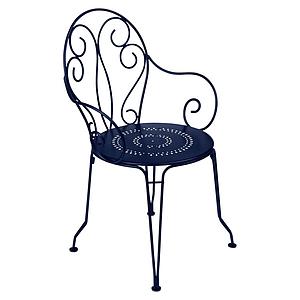Fauteuil MONTMARTRE Fermob bleu abysse
