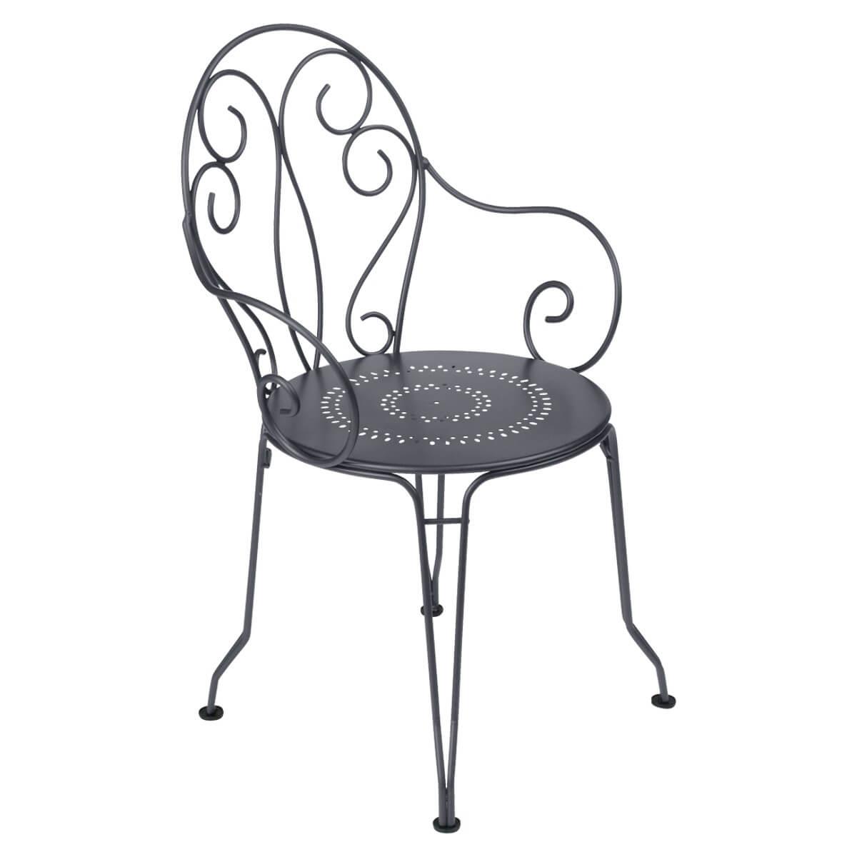 Fauteuil MONTMARTRE Fermob carbone