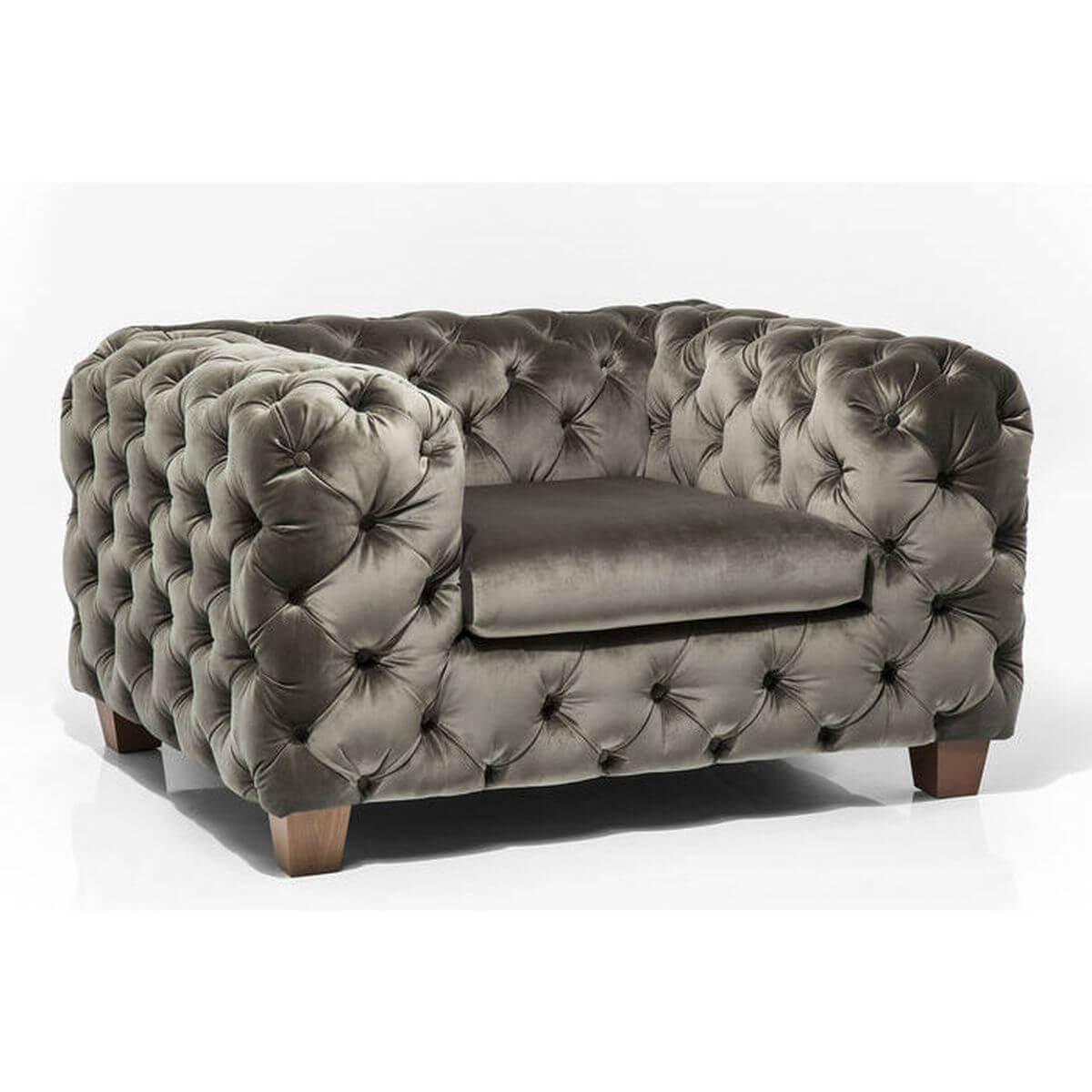 Fauteuil MY DESIRE Kare Design velvet kaki