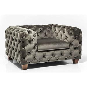 Fauteuil MY DESIRE Kare Design velvet kaki