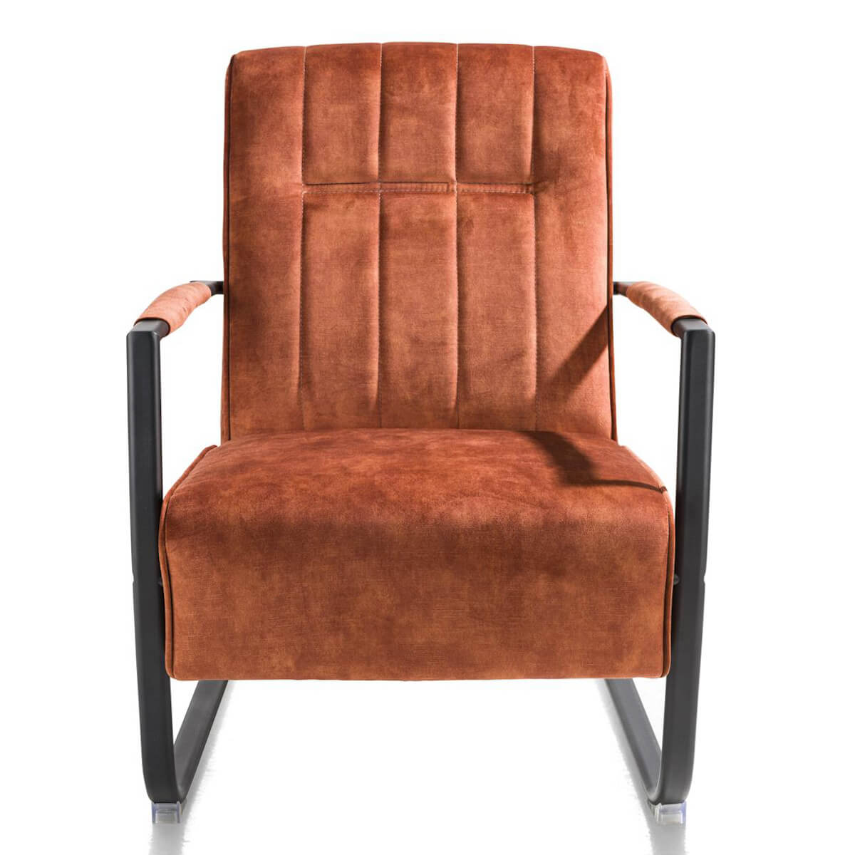 Fauteuil NORTHON Henders & Hazel Gp.01 KARESE CUIVRE-pieds noir