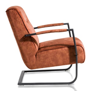 Fauteuil NORTHON Henders & Hazel Gp.01 KARESE CUIVRE-pieds noir