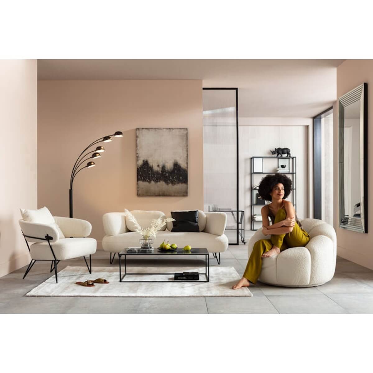 Fauteuil PEPPO Kare Design blanc